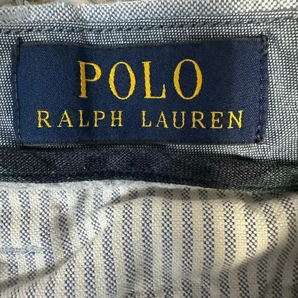 Polo Ralph Lauren Light Blue Classic Fit Chino Shorts Size 30 Golf Summer - Picture 10 of 10